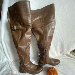 Maurice’s over the knee boots